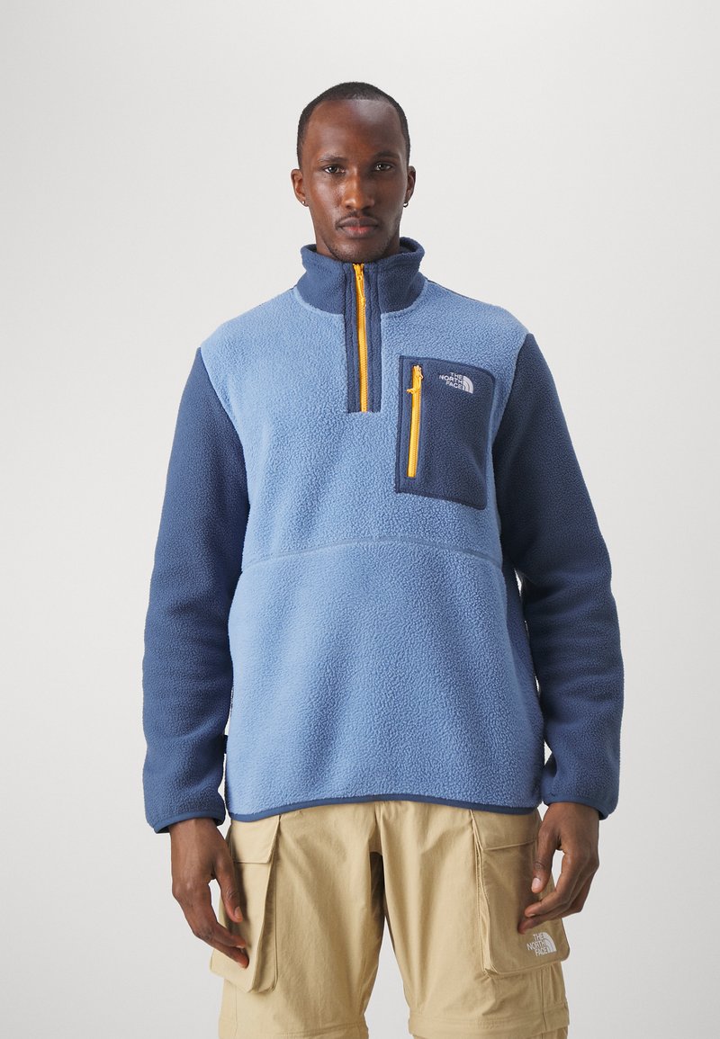 The North Face M YUMIORI 1/4 ZIP - Vesta od flisa - indigo stone/shady blue