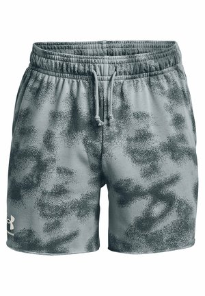 Under Armour UA RIVAL TERRY 6IN - Korte broeken - harbor blue