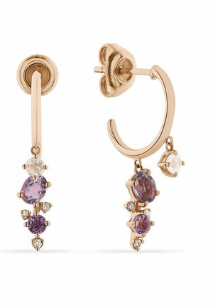 CHRIST 375ER ROSÉGOLD 2 AMETHYST - Ohrringe - lila