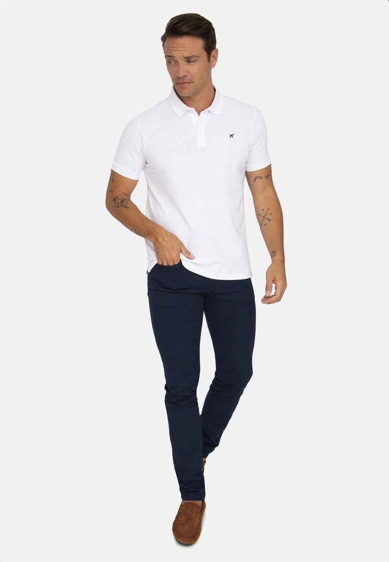 Short Sleeve Polo - White