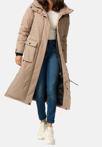 Navahoo Wintermantel - taupe