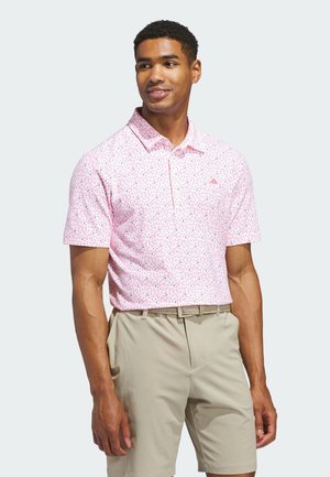 ULTIMATE365+ SOFT PRINT - Polo - white   lucid pink