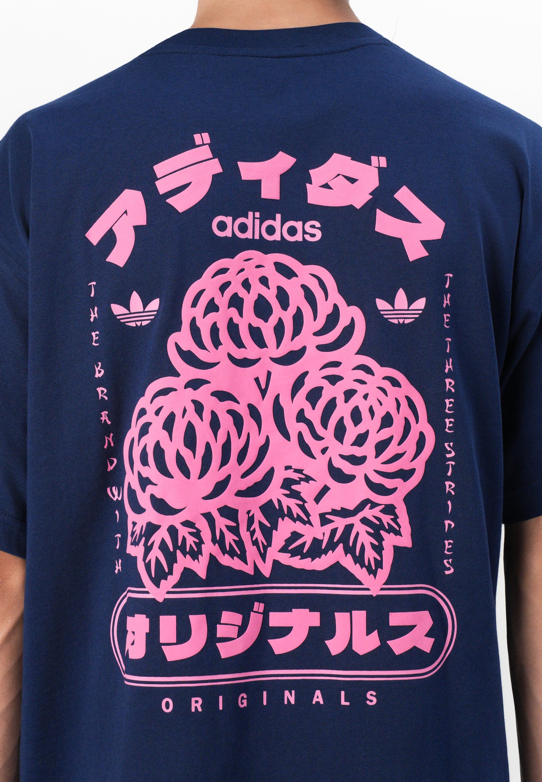 adidas Originals UNISEX - T-shirt z nadrukiem/granatowy