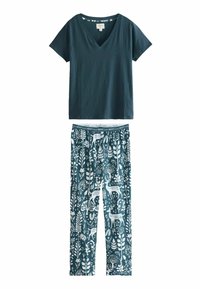 Next SHORT SLEEVE  - REGULAR FIT - Pijamale - navy woodland