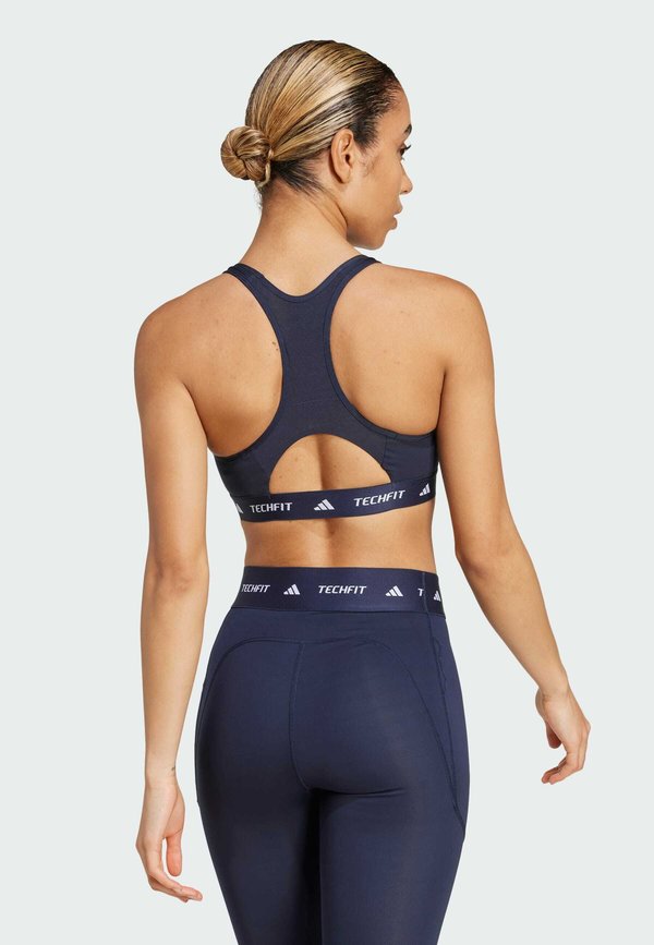 Medium support sports bra - legend ink2