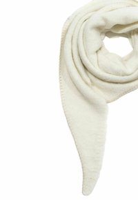 Faera DREIECK COZY OBERFLÄCHE - Scarf - weiß