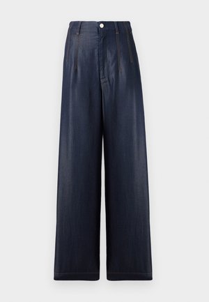 Gestuz NIA PANTS - Trousers - dark blue unwashed