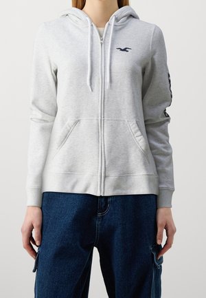Felpa con zip - grey