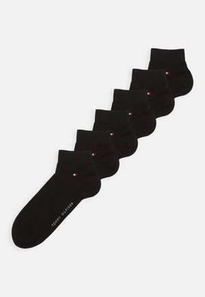 QUARTER ECOM 6 PACK - Calcetines - black