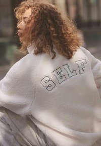 Self. BORG HALF ZIP - Pulover din fleece - ecru
