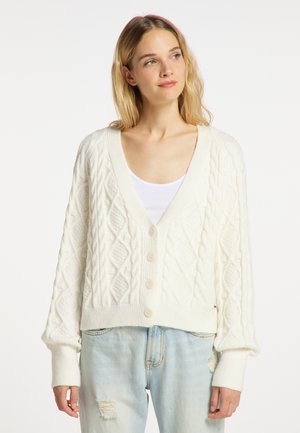 DreiMaster, DREIMASTER STRICKJACKE - Gilet - wollweiss