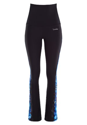 Winshape Leggings - blue rainflowers