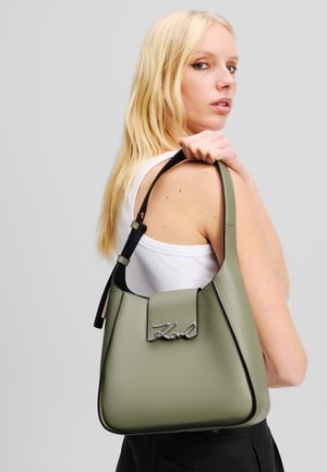 SIGNATURE HOBO - Bolso de mano - oil green