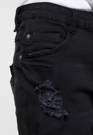 Short en jean - black denim