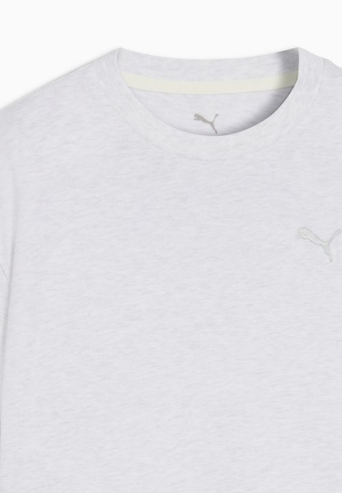 PUMA CLASS RELAXED SHORT LENGHT GRAPHIC TEE - Print T-shirt - white glow heather — photo 5