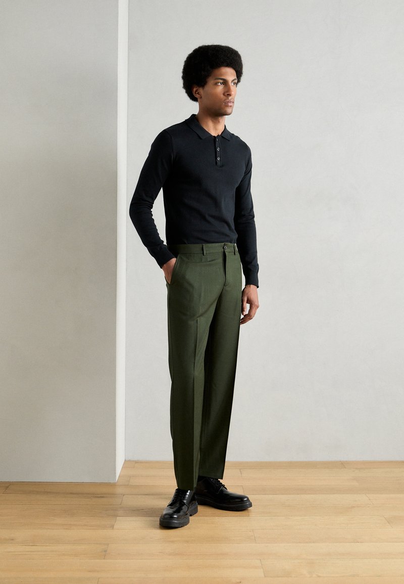 green emerald velvet dress Signature Hybrid Pants in Khaki W42 main image 1