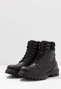 ECCO Botines con cordones - black