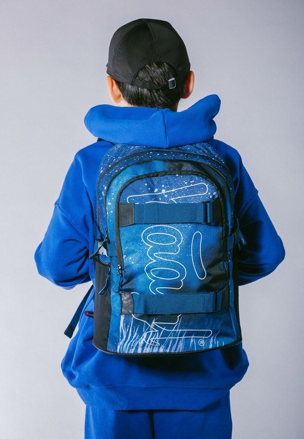 3 SET ERGONOMISCHE - Schulranzen Set - blau