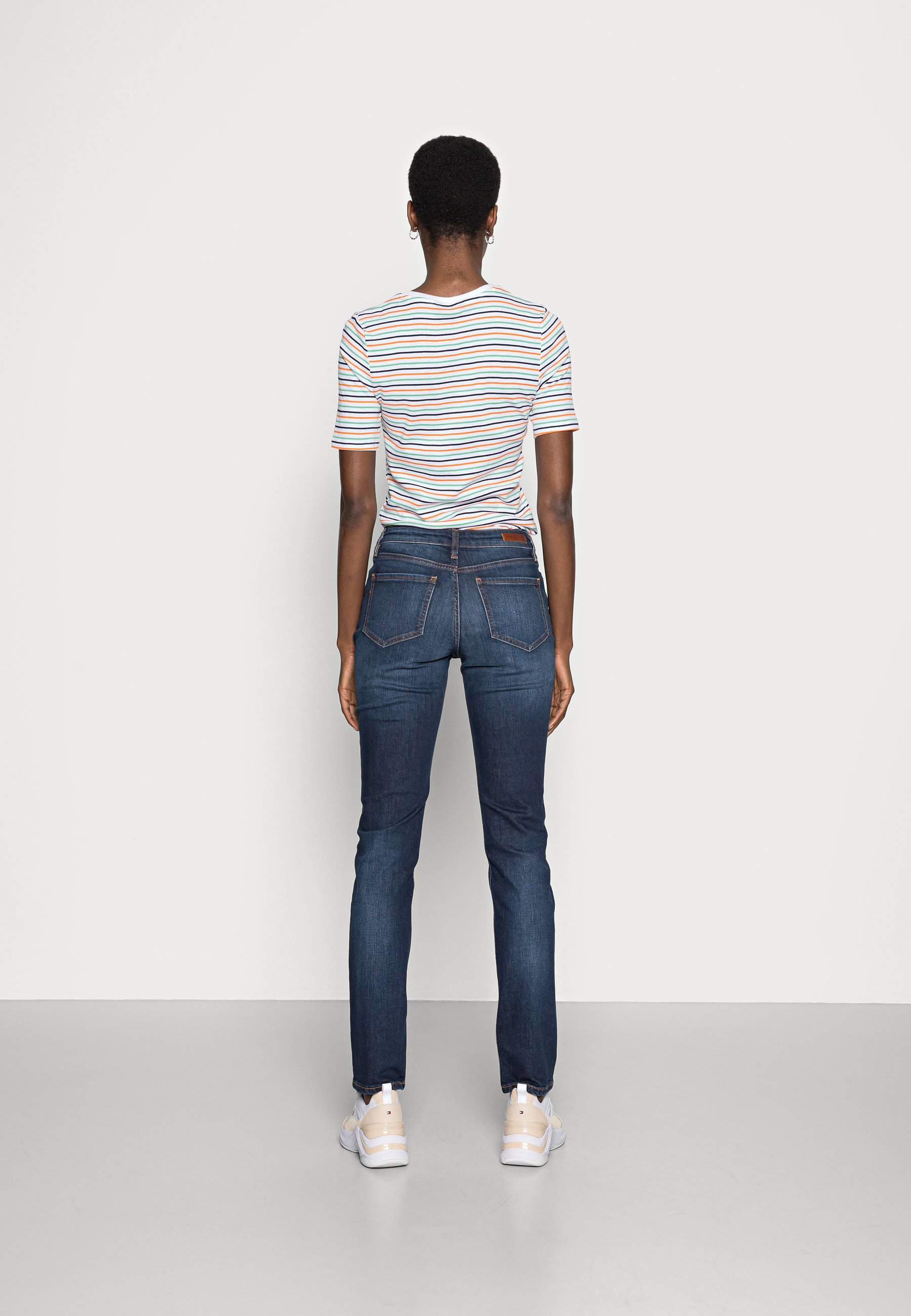 Tommy Hilfiger ROME ABSOLUTE BLUE - Tiesaus kirpimo džinsai - blue denim/mėlynų  džinsų - Zalando.lt
