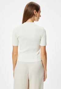 Koton SHORT SLEEVE - T-paita - white