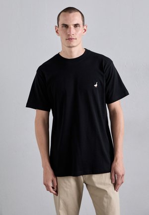 EMBROIDERED - T-shirt imprimé - black