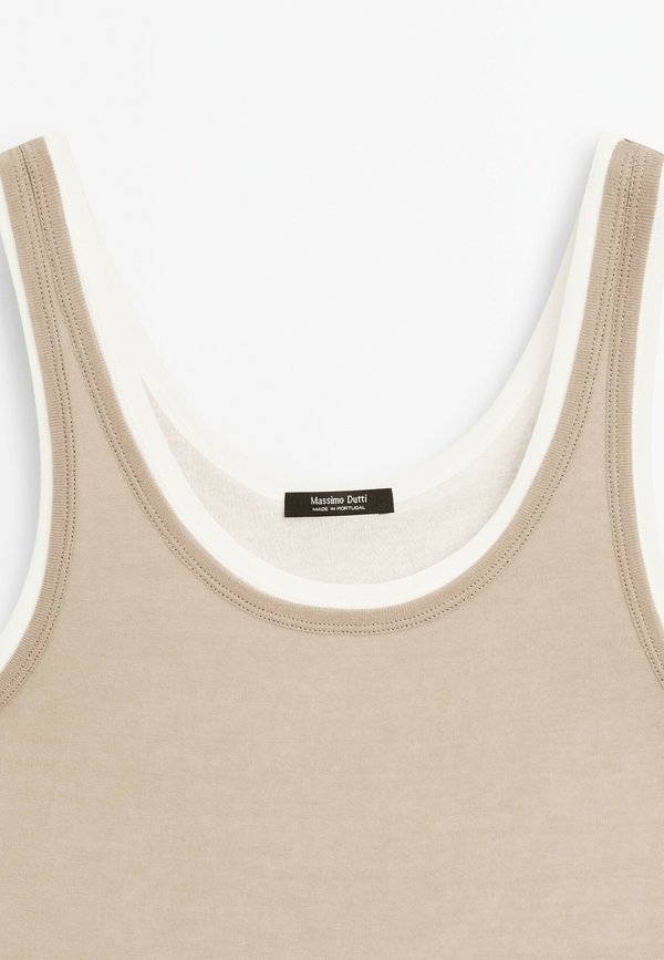 DOUBLE - Top - beige3