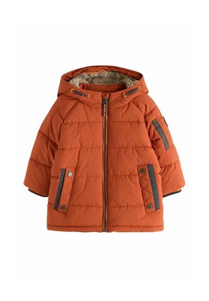 Next, REGULAR FIT - BORG LINED PADDED COAT - Winter coat - orange