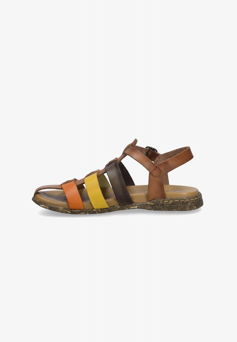 Josef Seibel FABRICIA - Walking sandals - cognac multi