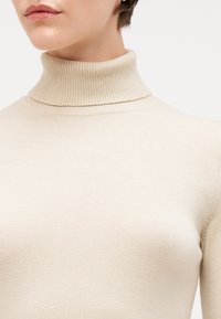 Vero Moda Tall VMHAPPINESS ROLLNECK  - Strikkegenser - oatmeal