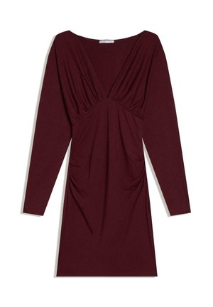 Egyenes szabású ruha - dark red