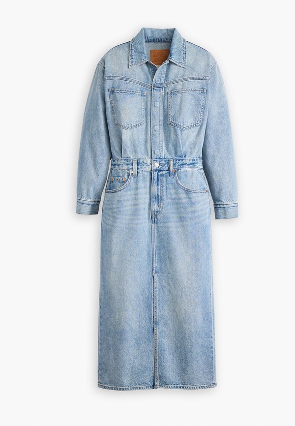 WESTERN MIDI DRESS - Denim dress4