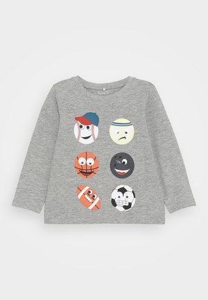 NMMHAPPY ARIES - Longsleeve - grey melange