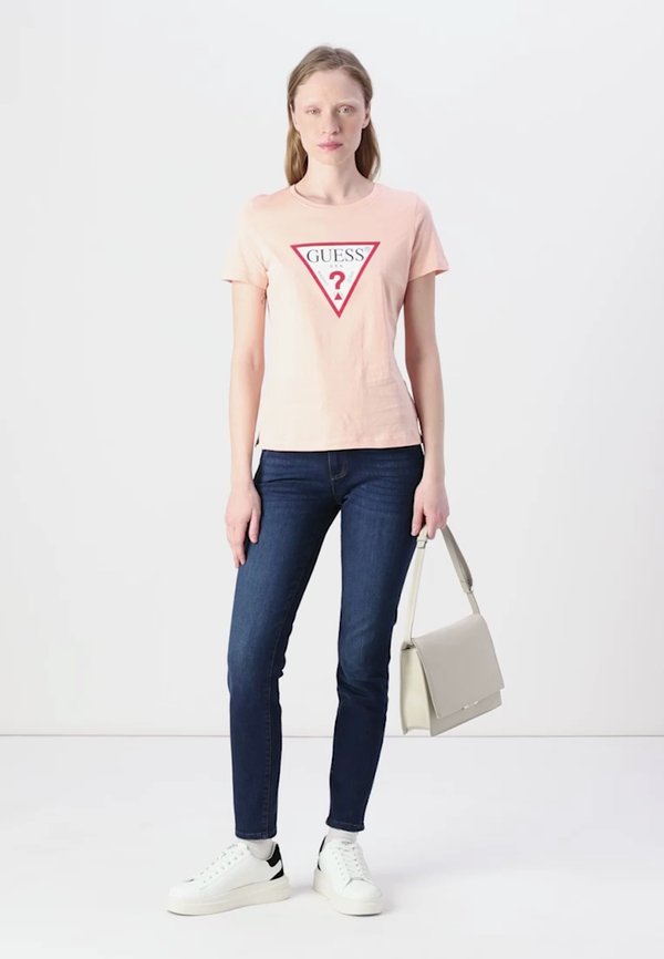 ORIGINAL - Print T-shirt - peach creme3