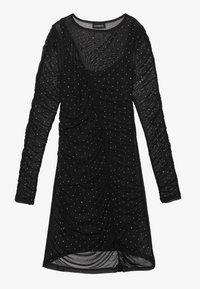 Vabalt langev kleit - black