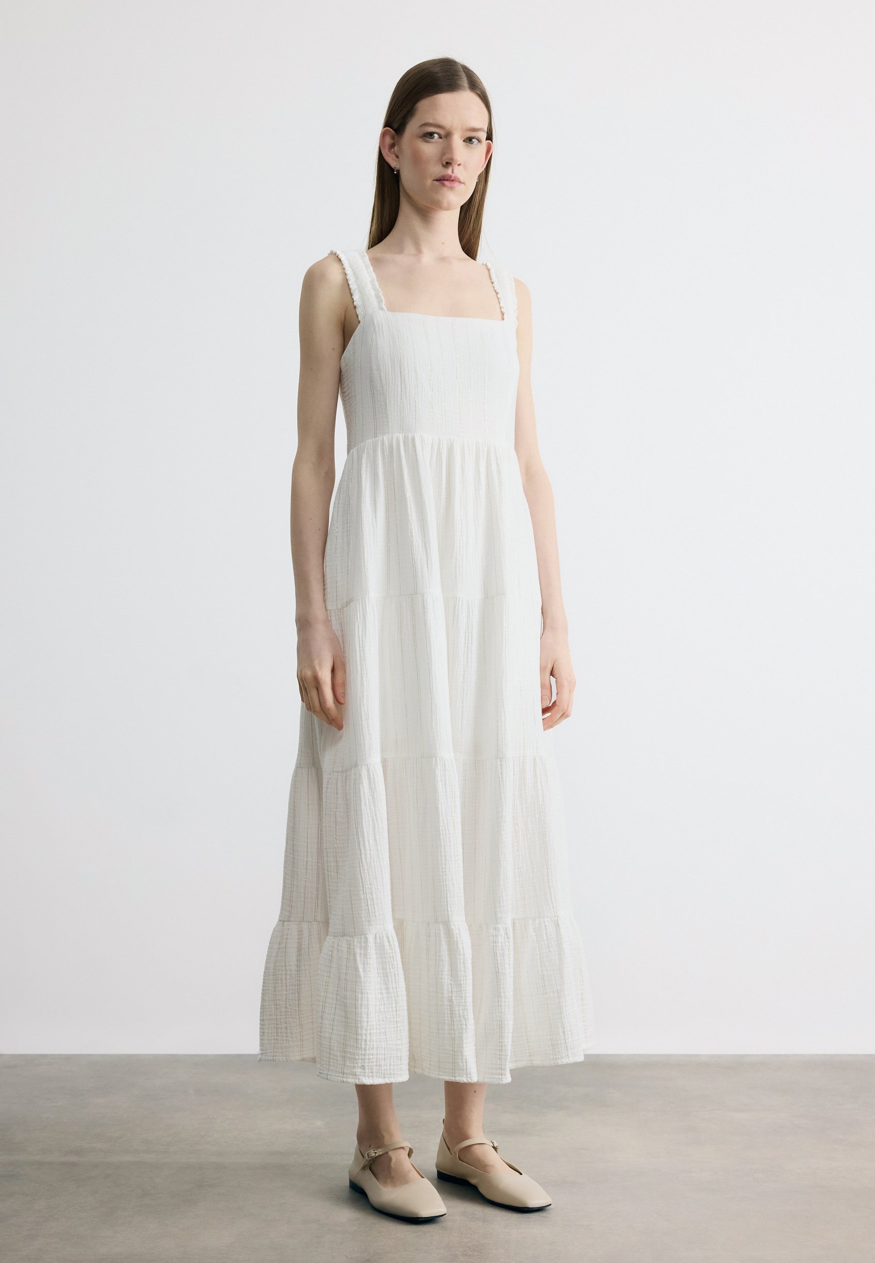 cream olivea knit maxi dress Airess Knit Maxi Dress