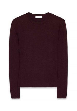 Top s dlhým rukávom - plum