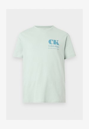 Calvin Klein Jeans, RESORT GRAPHIC TEE - T-shirts print - pale meadow