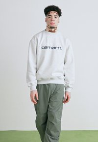 Carhartt WIP Felpa - ash heather/duck blue
