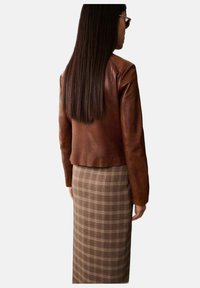 Mango Giacca di pelle - brown