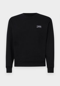 ORGANIC FITTED CREWNECK UNISEX - Sudadera - black beauty