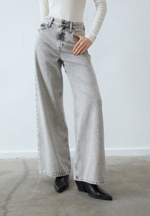 Wide Leg - grey denim