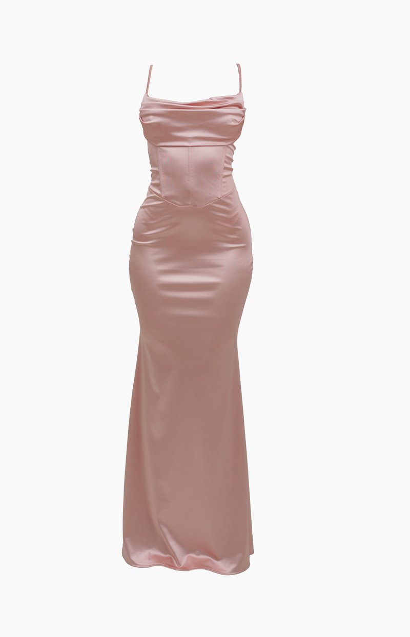 WAL G. CHRISTIAN MAXI - Jersey dress - dusty pink/light pink - Zalando.co.uk