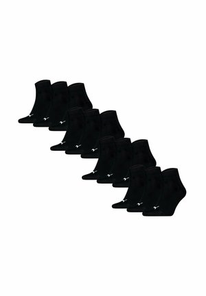 Puma UNISEX QUARTER 12ER PACK LOGO - Calze - schwarz