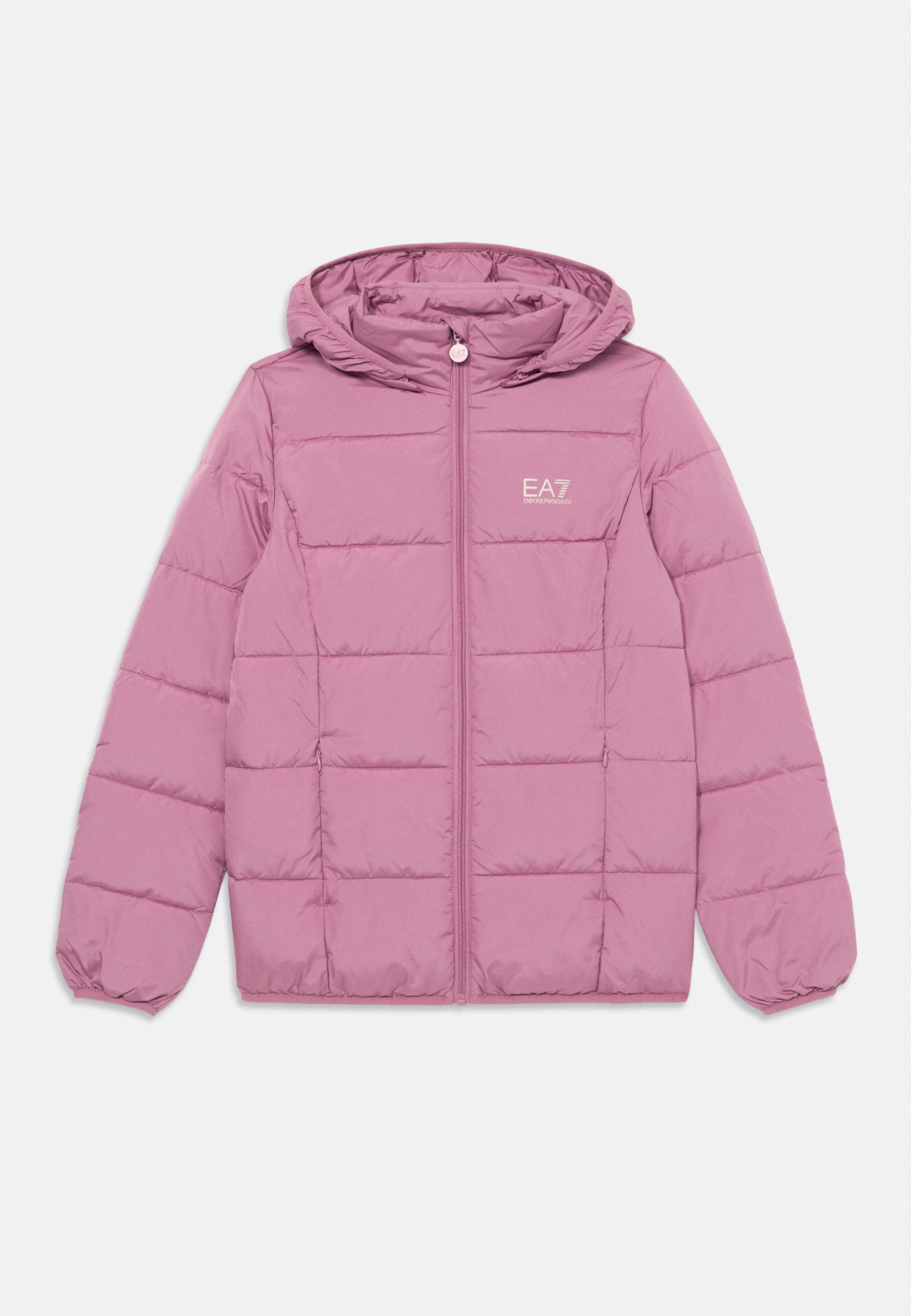 EA7 Emporio Armani ピンクレインウェア North West - EA7 Emporio Armani Girls Pink Ski Pants Jacket