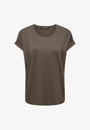 ONLY, ONLMOSTER S/S O-NECK TOP NOOS JRS - Tricou basic - brown