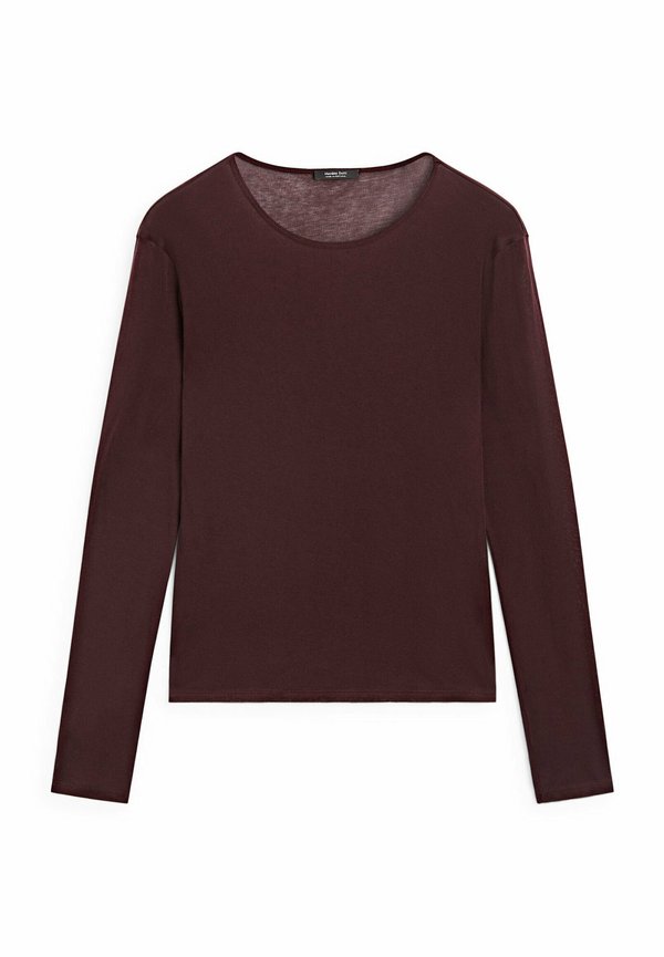 THIN  - Long sleeved top - bordeaux3