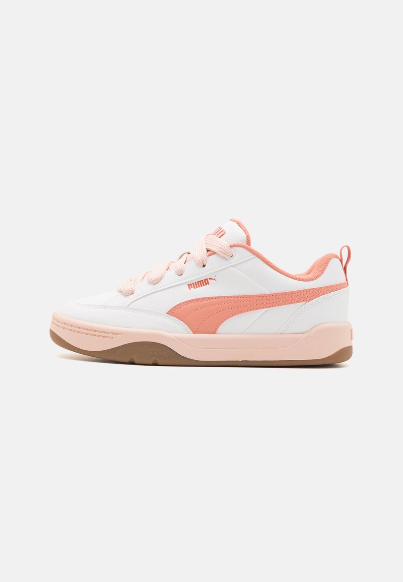 Puma PARK LIFESTYLE UNISEX - Sapatilhas de skate - white/deeva peach/island pink