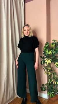 Anna Field Pantalon classique - dark green