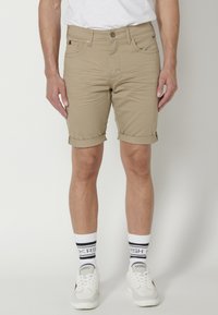 Koroshi STRETCH STRET - Short en jean - camel