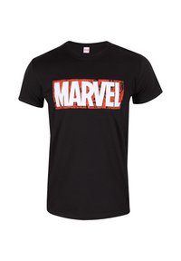 Henry Tiger MARVEL COMICS LOGO - Triko s potiskem - black